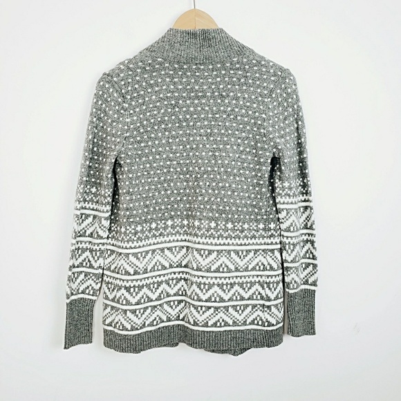 LOFT Gray Cardigan | Small - Picture 6 of 6